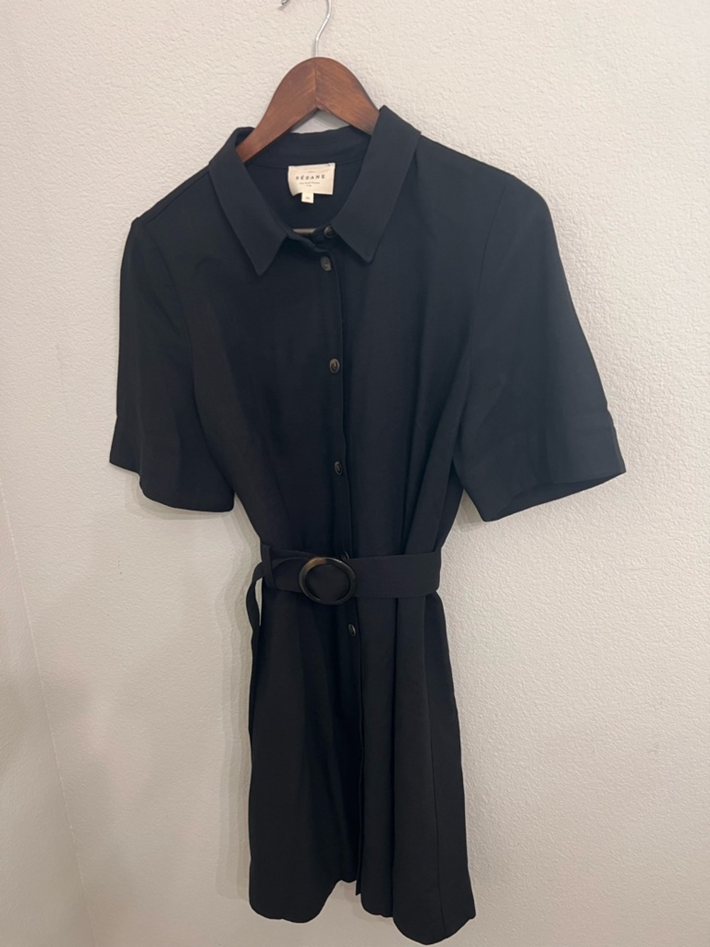 Sézane Gemini Dress like new  w/belt - Picture 4 of 9